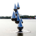 Good quality mirror polished stainless steel water drop sculpture